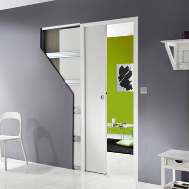 Porte coulissante integree dans lemur